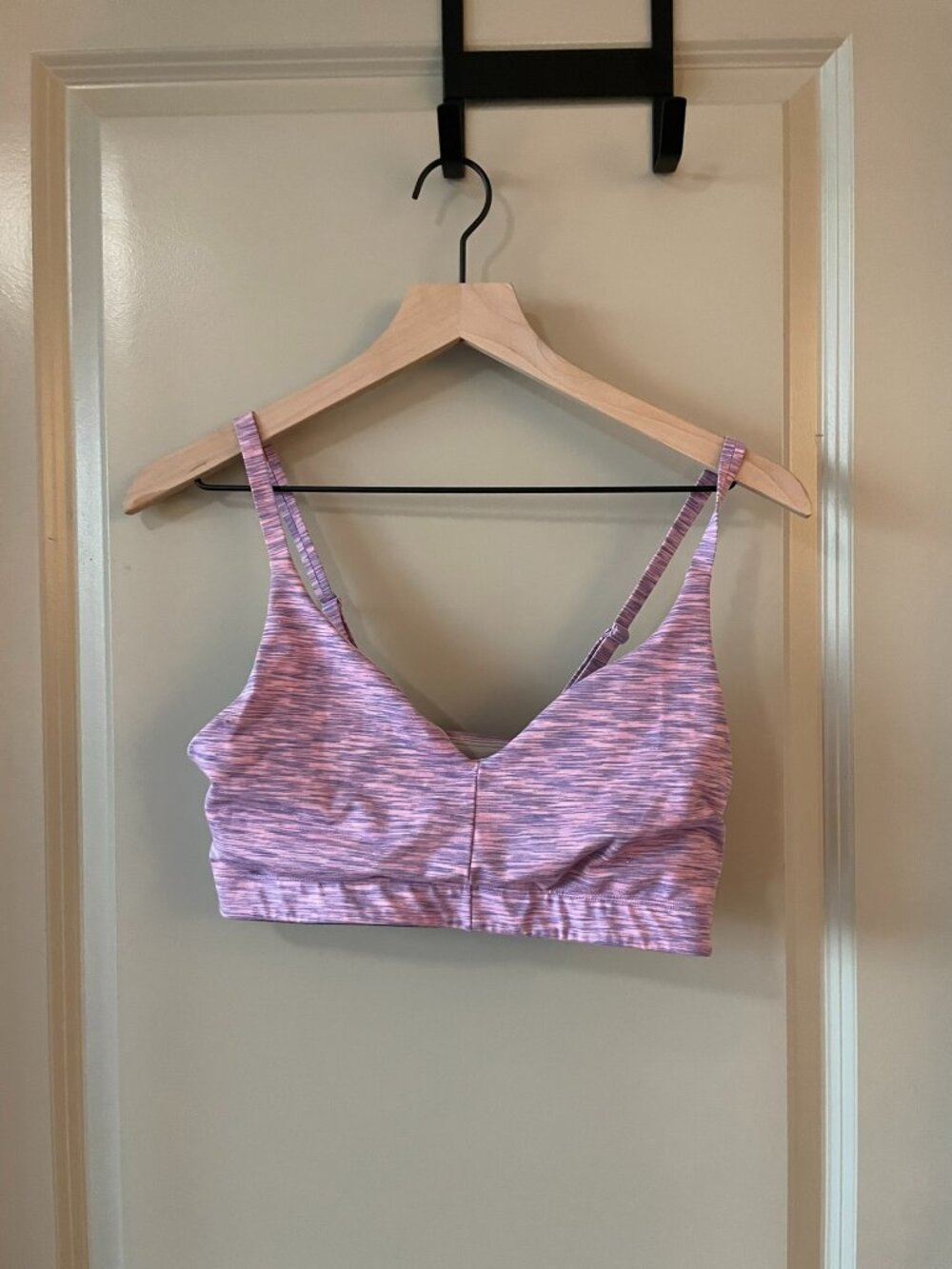 Outdoor Voices Flow FreeForm Bralette in Hyacinth, Size L